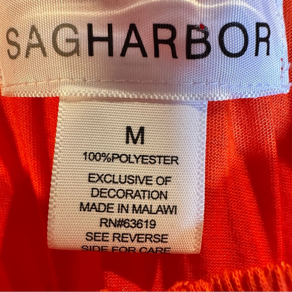 Sag Harbor Ruffled 3/4 Sleeve Blouse NWT - Picture 8 of 9